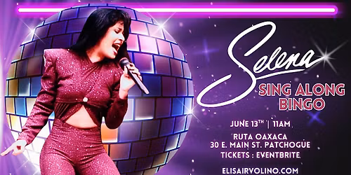 Selena Sing Along Bingo