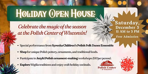 Holiday Open House at the PCW