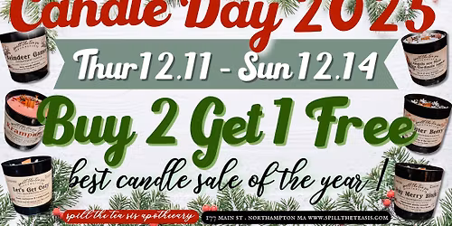 Candle Day 2025 ~ Buy 2 Get 1 Candle SALE