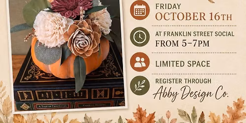 Make Your Own Wood Flower Pumpkin