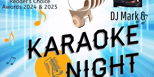 Saturday Night Karaoke with DJ Mark G