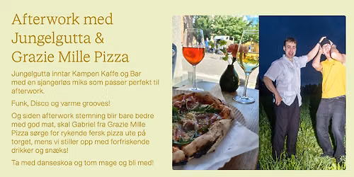 Friday fun med DJ Jungelgutta og Graziemille Pizza
