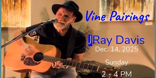 J Ray Davis at Vine Pairings