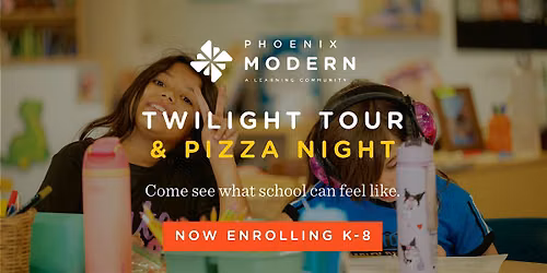 Phoenix Modern Twilight Tour & Pizza Night