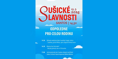 Su\u0161ick\u00e9 slavnosti - Odpoledne pro celou rodinu na Ostrov\u011b Santos