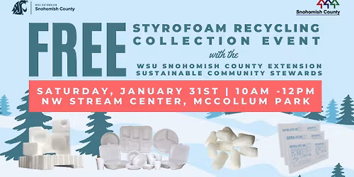 FREE Styrofoam Recycling Collection Event