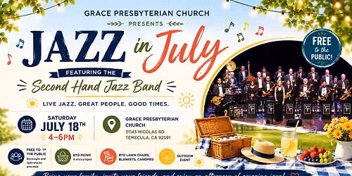 Jazz in July at Grace Presbyterian