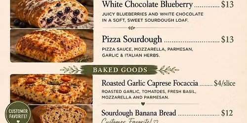Jayci\u2019s Sourdough and Baked Goods