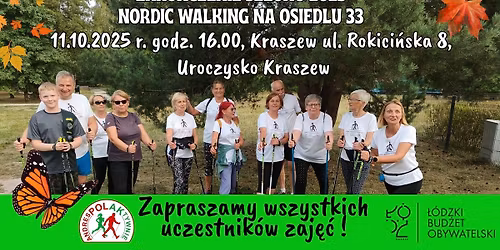 ZAKOŃCZENIE SEZONU NORDIC WALKING NA OSIEDLU 33 