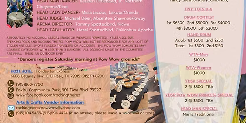 15th Annual Rocking the Rez POW WOW 2026