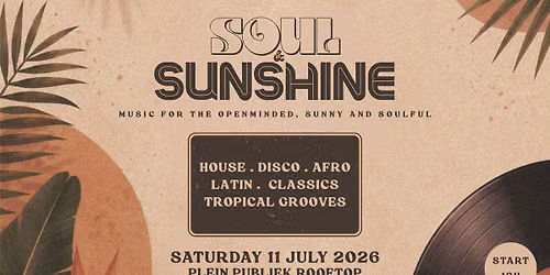 Soul & Sunshine \u2022 Plein Publiek Rooftop