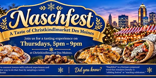 Naschfest | A Taste of Christkindlmarket Des Moines