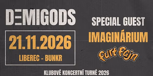 Demigods - Liberec - Bunkr Music Club