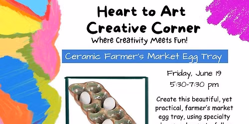 Ceramic Farmer's Market Egg Tray