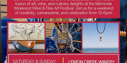 Lemon Creek Winery\u2019s Annual Wine & Fine Art Festival