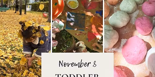 Weekend Toddler Sensory Workshop in Geneva (Afternoon)
