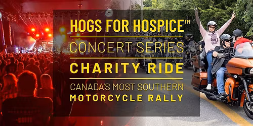 2026 HOGS FOR HOSPICE - Motorcycle Rally - Concerts - Charity Ride