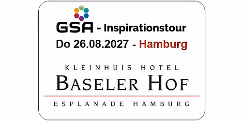 GSA-Inspirationstour in  HAMBURG: 6 Redner:innen je 10 Min.