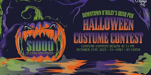 Halloween Party & Costume Contest at O'Riley's!