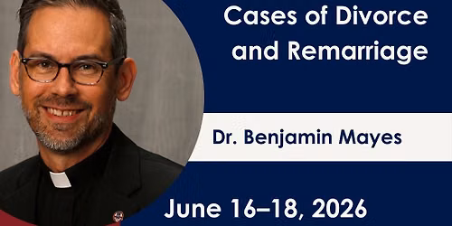Cupertino, California: "Pastoral Care in Cases of Divorce and Remarriage"