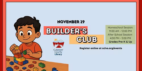 Builders Club at the Library