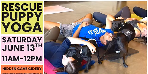 Rescue Puppy Yoga