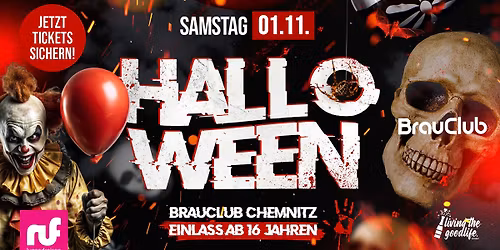 HALLOWEEN CHEMNITZ | 01.11.25 | BRAUCLUB CHEMNITZ