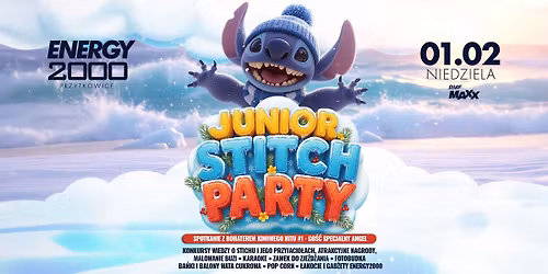 JUNIOR STITCH PARTY \u2606 FERIE ZIMOWE \u2606 Niedziela 01.02