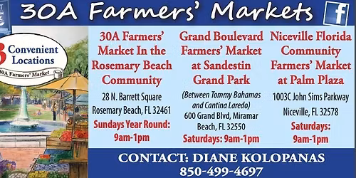 Niceville Florida Community Farmers Market