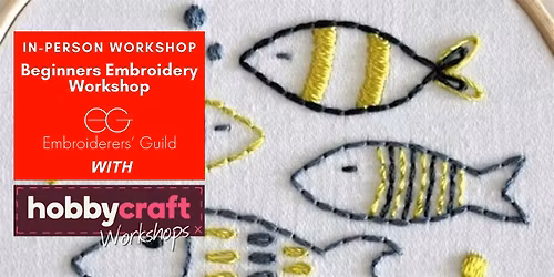 In Person Workshop: Beginners Embroidery with Lucy Barter