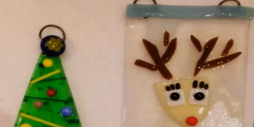Fused Glass Holiday Ornaments