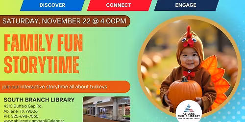 Family Fun: Turkey Day (South Branch)