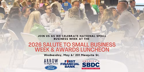 2026 Salute to Small Business Week & Awards Luncheon