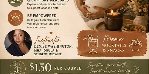 Rooted in Rhythm Birth Workshop w\/Intentional Candle Making Session