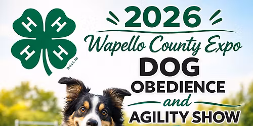 2026 Wapello County 4-H Dog Obedience and Agility Show