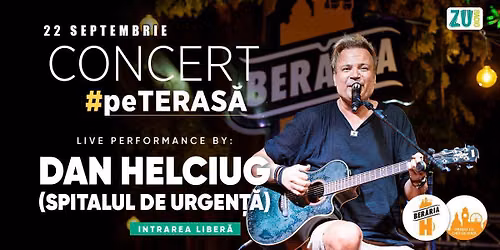 Acoustic Garden cu Dan Helciug #PeTeras\u0103 la Ber\u0103ria H \u2013 22 septembrie