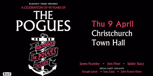 THE POGUES | Christchurch Town Hall, Christchurch