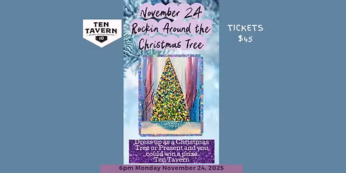 Twinkle & Paint: Holiday Canvas Night at Ten Tavern!