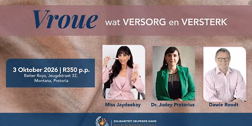 'Vroue wat versorg en versterk' damesoggend