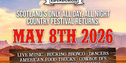 Rhinestone Fest: Edinburgh, May 8th 2026