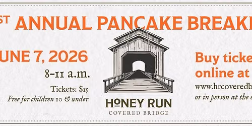 61st Annual Pancake Breakfast @ Honey Run Bridge