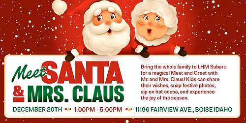 Meet & Greet with Santa & Mrs. Claus \ud83c\udf85\ud83e\udd36