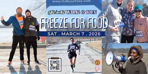 45th Annual Freeze for Food 5K\/10K Run & Walk!