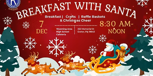 Wyoming Area Kiwanis Annual Breakfast with Santa