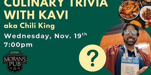 Culinary Trivia presented by Kavi