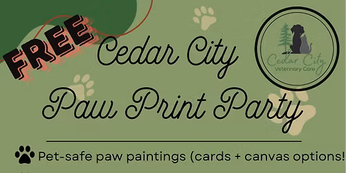 Cedar City Paw Print Party