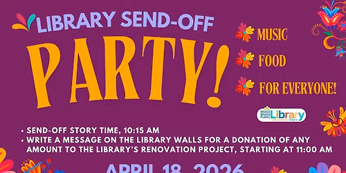 Library Send-Off Party!