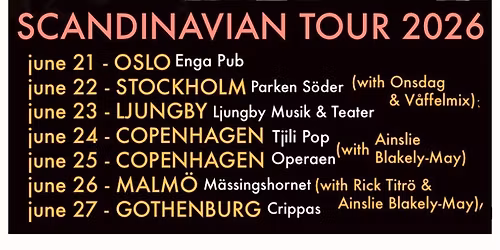 JAMES BAR BOWEN and JONAS SELANDER live at CRIPPAS CAF\u00c9