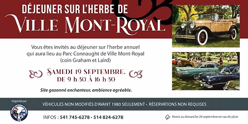 EXPOSITION \/ D\u00c9JEUNER SUR L'HERBE \u00c0 VILLE MONT-ROYAL