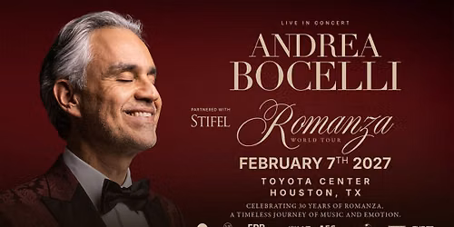 Andrea Bocelli - Romanza 30th Anniversary World Tour